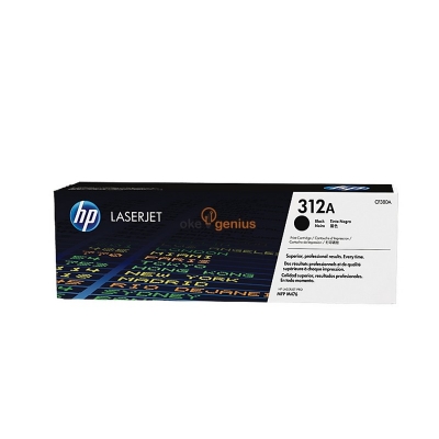 HP 312A Black Original LaserJet Toner Cartridge (CF380A)
