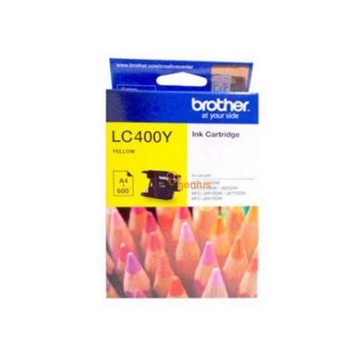 BROTHER Yellow Ink Cartridge [LC-400 Y] 