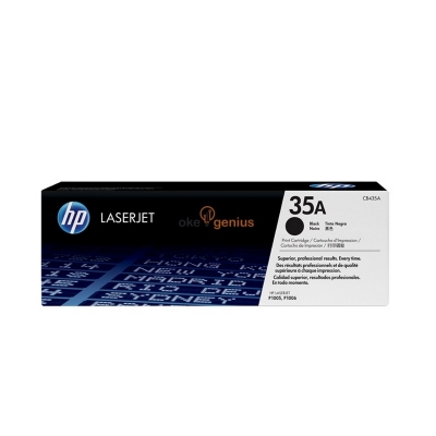 HP 35A Black Original LaserJet Toner Cartridge (CB435A)
