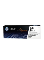 HP Original High Yield Toner Cartridge LaserJet 83X - CF283X - Hitam
