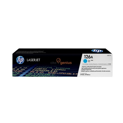 HP Original Toner Cartridge LaserJet 126A - CE311A - Cyan