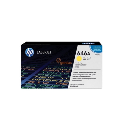 HP Original Toner Cartridge LaserJet 646A - CF032A - Kuning