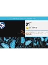 HP 81 Yellow Printhead and Printhead Cleaner [C4953A]