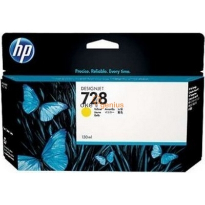 HP 728 130-ML YELLOW DESIGNJET INK CARTRIDGE [F9J65A]