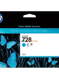HP 728 130-ML CYAN DESIGNJET INK CARTRIDGE [F9J67A]