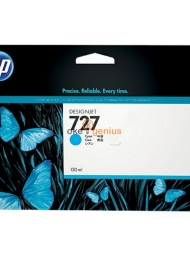 HP 727 300-ml Cyan Ink Cartridge  [F9J76A]