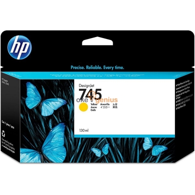 HP 745 130-ml Yellow Ink Cartridge  [F9J96A]