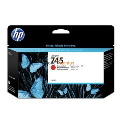 HP 745 130-ml Red Chromatic Ink Cartridge [F9K00A]