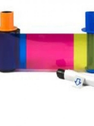 DTC4500e YMCKO Full Color Ribbon 45200