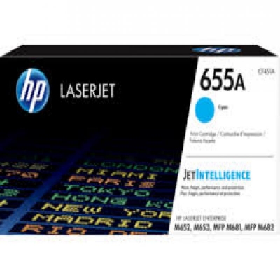 655A Cyan LaserJet Toner Cartridge [CF451A]