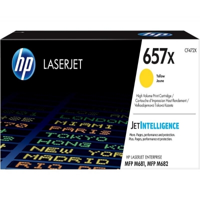 657X Yellow Original LaserJet Toner Cartridge  - CF472X