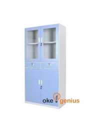 File Cabinet With Drawer Swing Blue